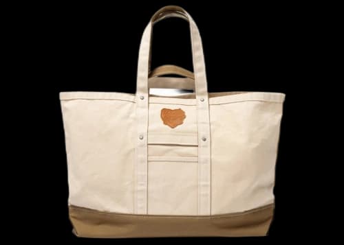 Human Made Heavy Canvas Large Tote Bag Beige