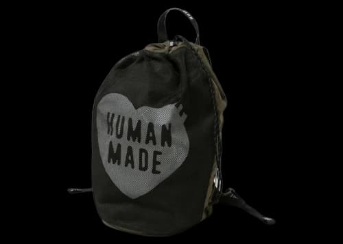 Human Made Drawstring Backpack Olivedrab