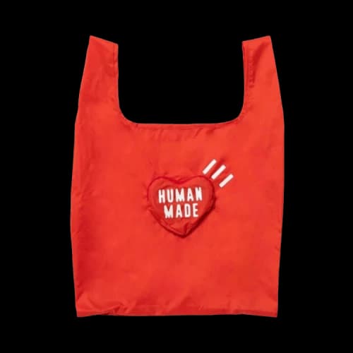 Human Made Packable Nylon Tote Bag 'Red'