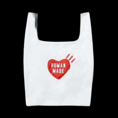 Human Made Packable Nylon Tote Bag 'White'