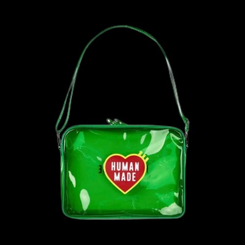 Human Made Large PVC Pouch 'Green'