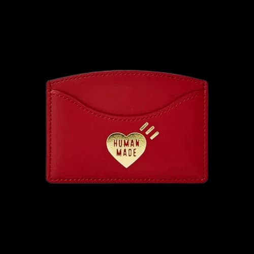 Human Made Leather Card Case 'Red'