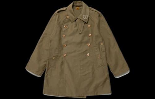 Human Made Military Motorcycle Coat Beige
