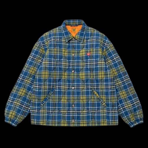 Human Made Quilted Check Coach Jacket 'Blue'