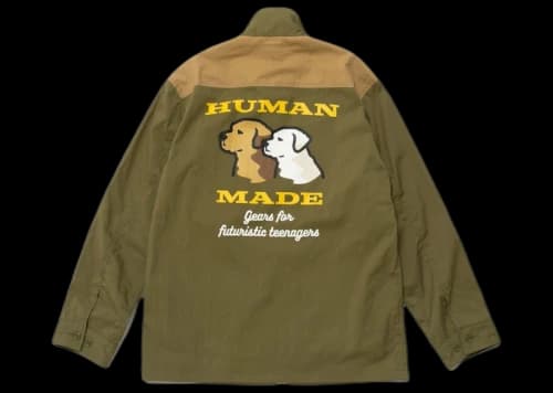 Human Made Hunting Graphic Jacket Olive Drab