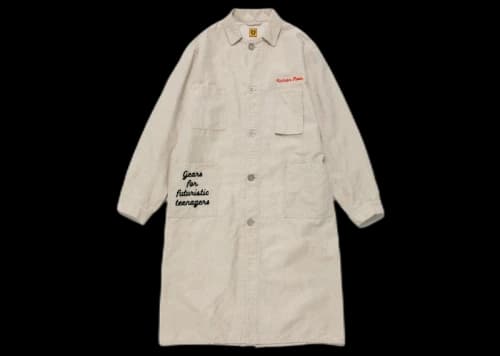 Human Made Shop Coat White