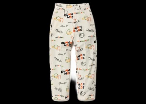 Human Made Dry Alls Duck Printed Chino Pants White