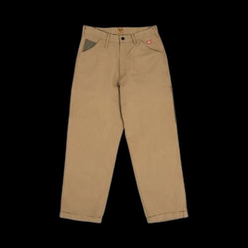Human Made Herringbone Painter Pants 'Beige'