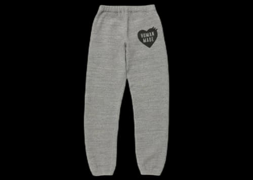 Human Made Heart Logo Sweatpants Grey