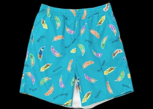 Human Made Feather Shorts Blue