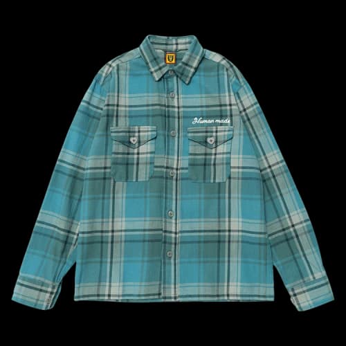 Human Made Checked Overshirt 'Blue'