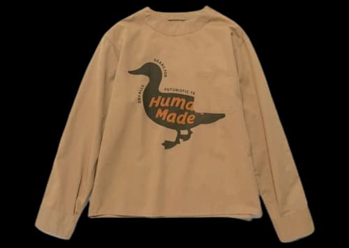 Human Made Pullover L/S Shirt Beige