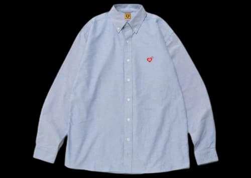 Human Made Oxford BD L/S Shirt Blue
