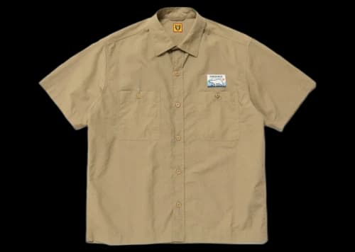 Human Made Camping S/S Shirt Beige