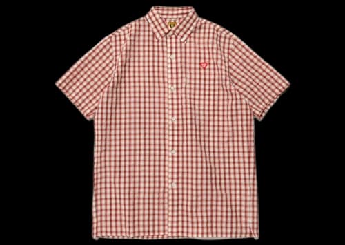 Human Made Checked BD S/S Shirt Red