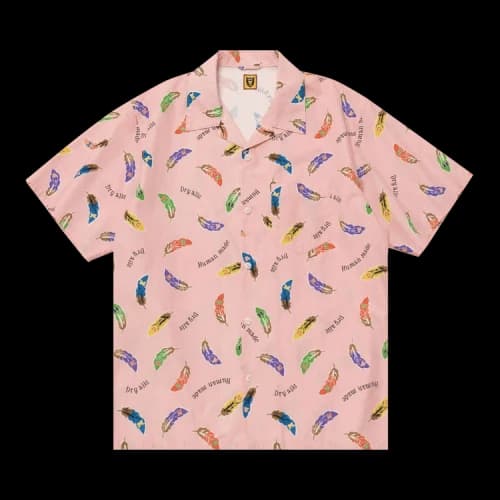 Human Made Feather Aloha Shirt 'Pink'