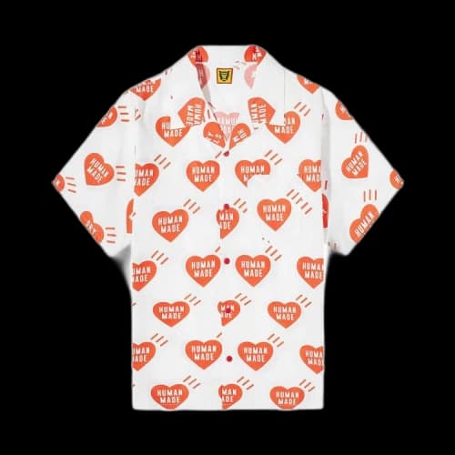 Human Made Heart Aloha Shirt 'White'