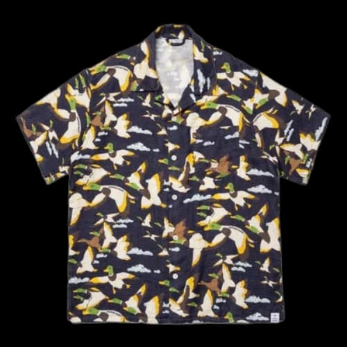 HUMAN MADE Tiger Gauze Aloha Shirt 'Yellow'