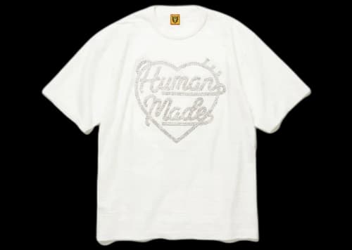 Human Made Crystal Heart Jewelry #1 T-Shirt White