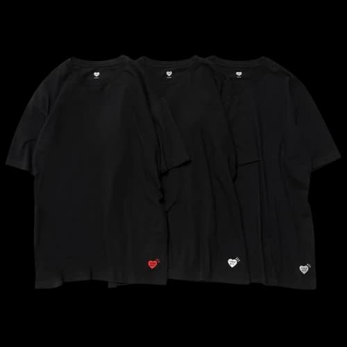 Human Made T-Shirt (3 Pack) 'Black'