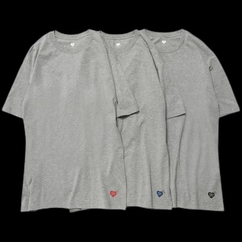 Human Made T-Shirt (3 Pack) 'Grey'