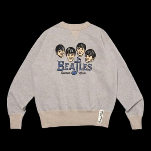 HUMAN MADE Beatles Tsuriami Sweatshirt 'Grey'