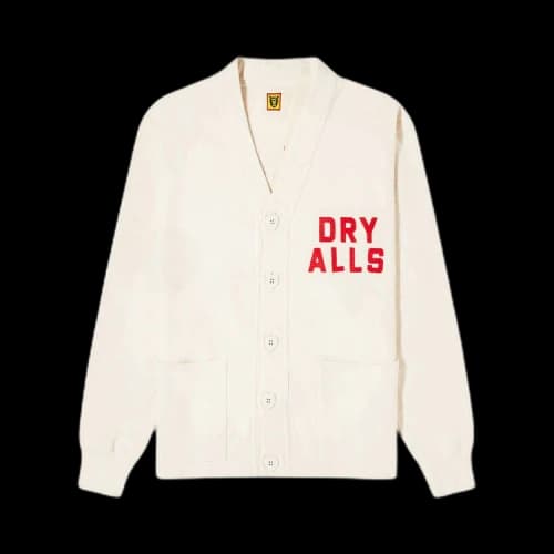 Human Made Sweatshirt Cardigan 'White'