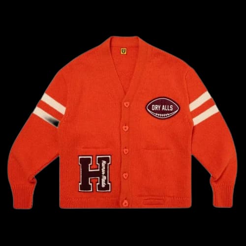 Human Made Low Gauge Knit Cardigan 'Orange'
