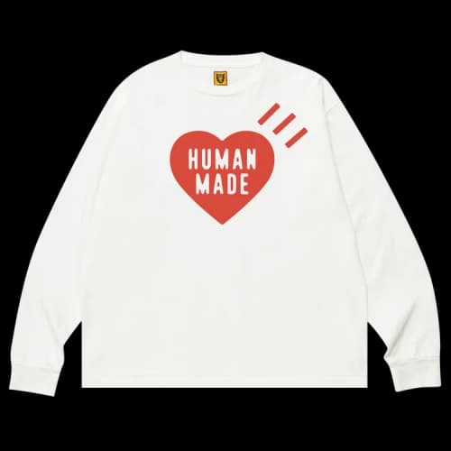 Human Made Daily Long-Sleeve T-Shirt 'Red'