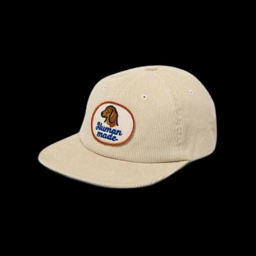 Human Made 6 Panel Corduroy Cap 'White'