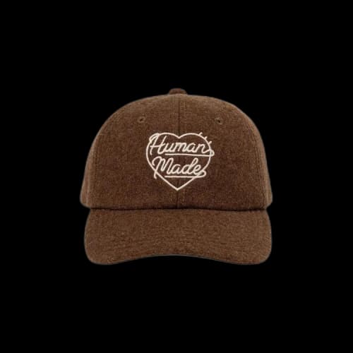 Human Made 6 Panel Wool Cap 'Brown'