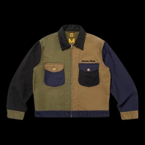 Human Made Zip Up Work Jacket 'Navy'