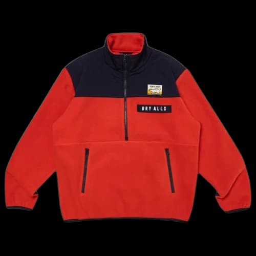 Human Made Fleece Half- Zip Jacket 'Red'