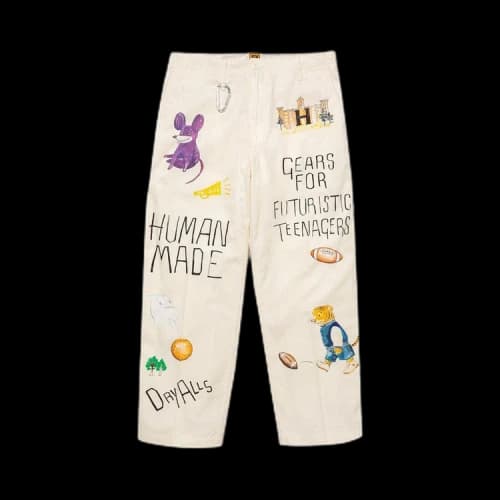 Human Made Printed Chino Pants 'White'