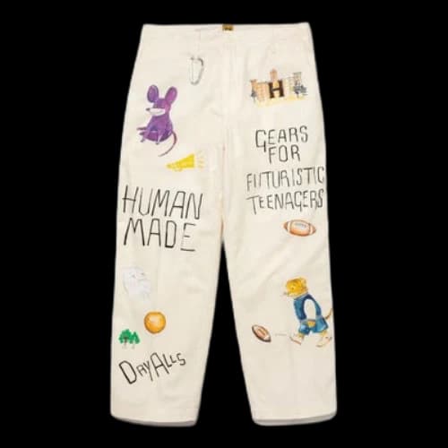 HUMAN MADE Printed Chino Pants 'White'