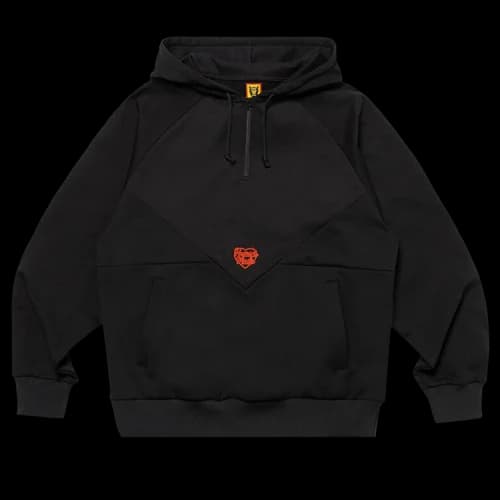Human Made Half Zip Hoodie 'Black'