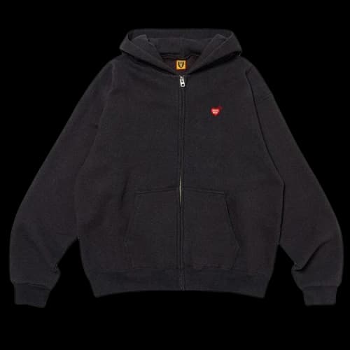Human Made Zip-Up Hoodie 'Black'