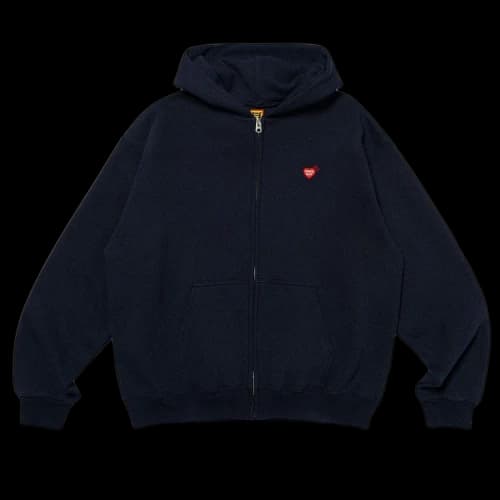 Human Made Zip-Up Hoodie 'Navy'