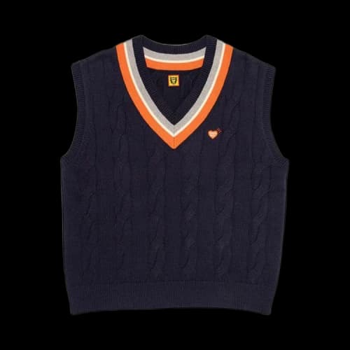 Human Made Knit Vest 'Navy'