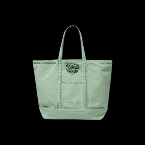 Human Made Garment Dyed Tote Bag 'Green'