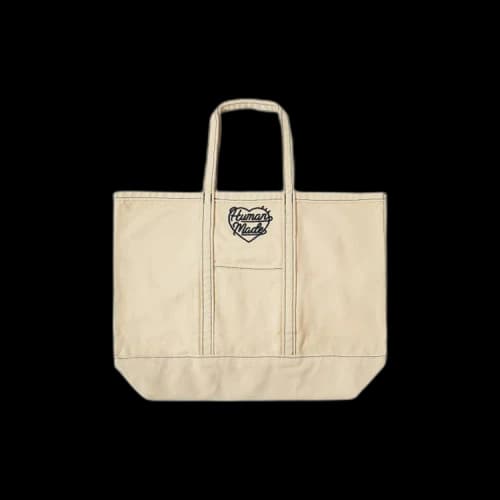 Human Made Garment Dyed Tote Bag 'White'