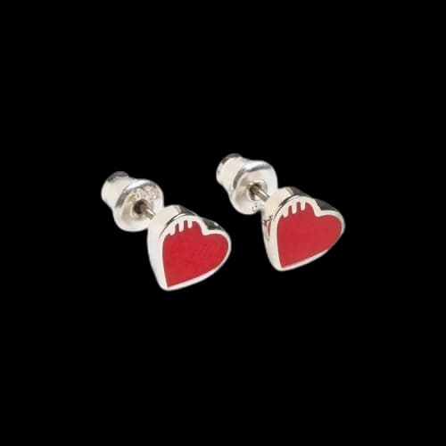 Human Made Heart Earring 'Red'