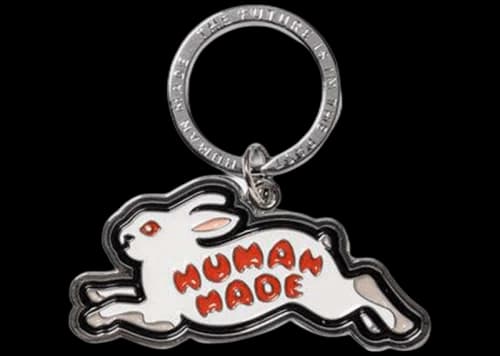 Human Made Animal #2 Rabbit Keychain Silver