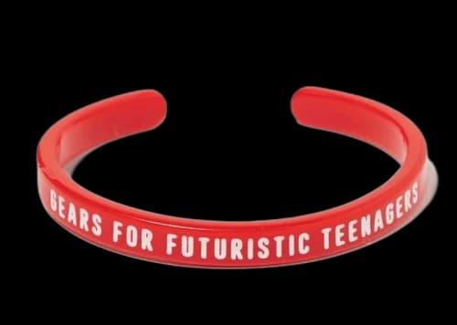 Human Made Acrylic #1 Thin Bangle Red