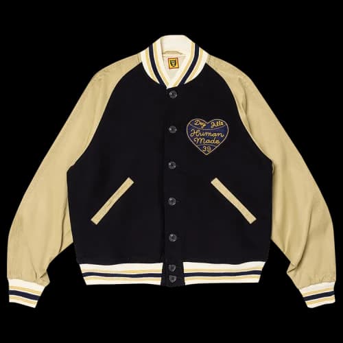 Human Made Baseball Jacket 'Navy'