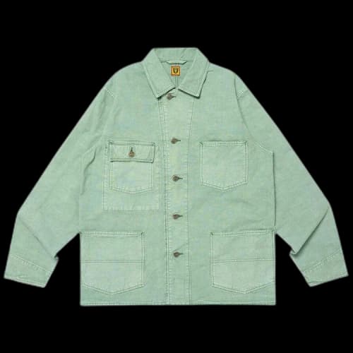 Human Made Garment Dyed Coverall Jacket 'Green'