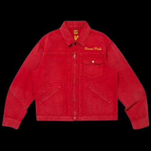 Human Made Zip-Up Work Jacket 'Red'