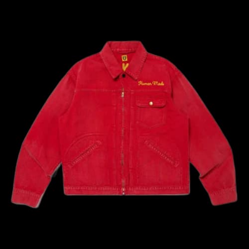 HUMAN MADE Zip-Up Work Jacket 'Red'