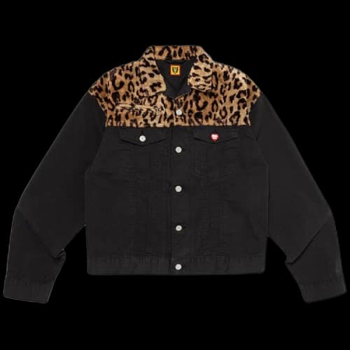 Human Made Leopard Denim Work Jacket 'Black'