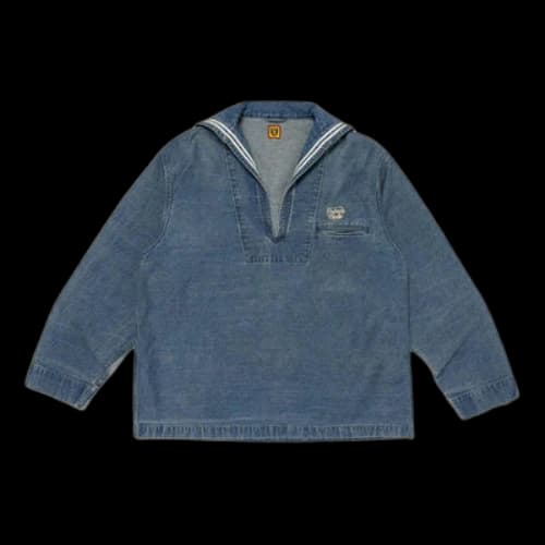 HUMAN MADE Denim Sailor Shirt 'Blue'